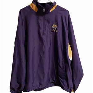 Red Oak LSU Pullover Jacket size Large